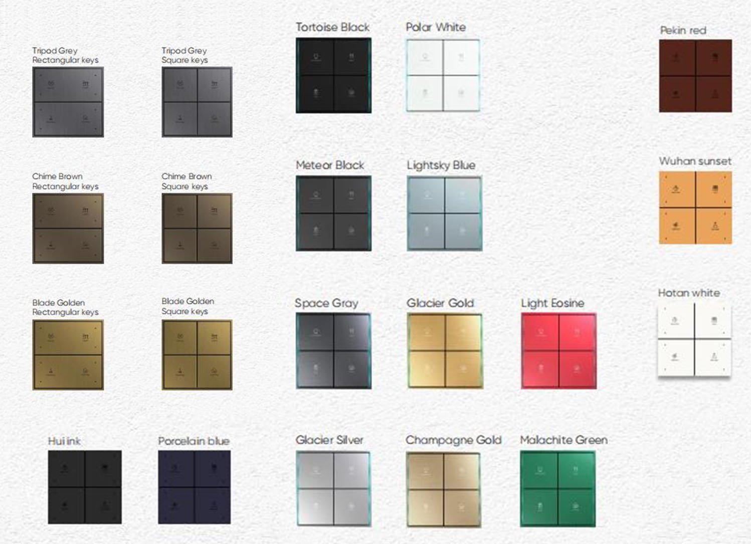 KNX smart switch from single brand manufacturer