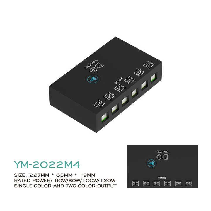 Smart wireless sensor controller with two-color output for cupboard, wardrobe, or cabinet lighting automation